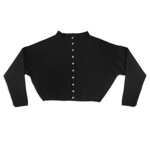 James Street Co. Perry shrunken cardigan black small